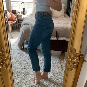 American Eagle high waisted mom jeans